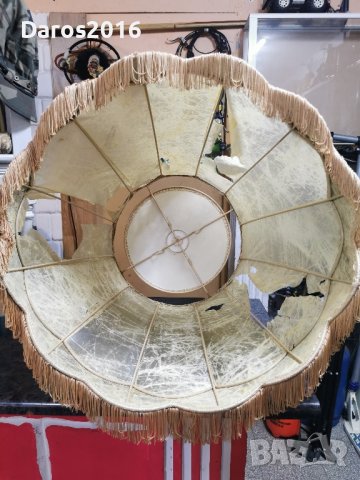 Стар абажур/свинска кожа за реставрация , снимка 4 - Антикварни и старинни предмети - 42532368