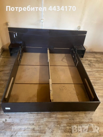 Спешно! Рамка за легло 180x200 см с повдигащ механизъм и място за съхранение