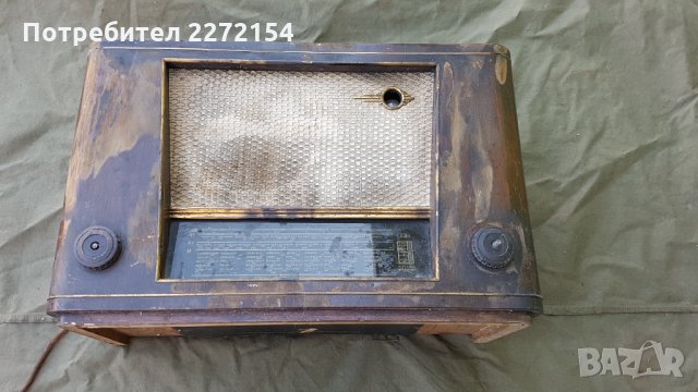 Старо немско лампово радио , снимка 2 - Антикварни и старинни предмети - 35696688
