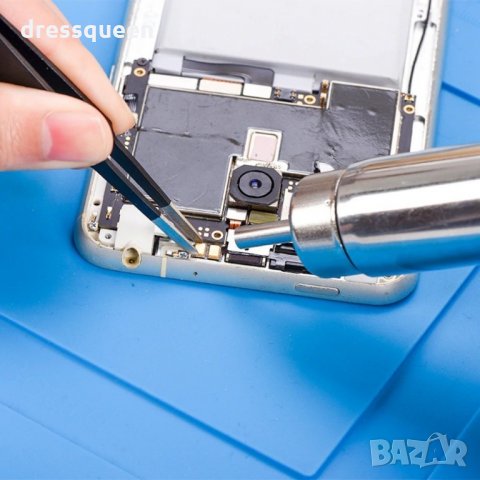 8858 Поялна станция с горещ въздух, комбинирана с поялник, снимка 12 - Поялници и запояване - 34503683