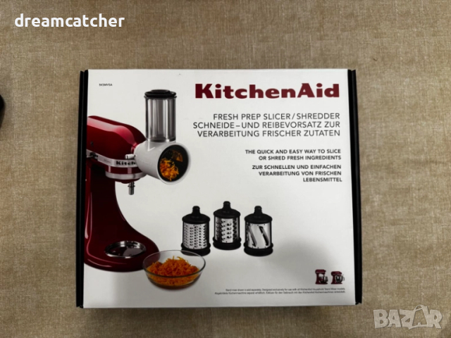 Приставка за рязане и настъргване - KitchenAid / Мелничка KitchenAid 5KSMVSA, снимка 6 - Кухненски роботи - 52426224