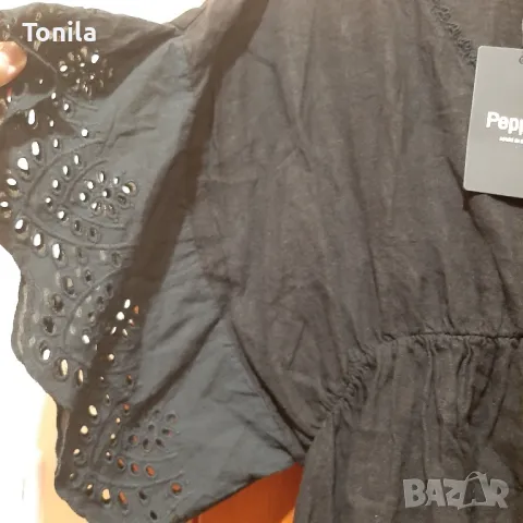 Нова ленена рокля,  с етикет, снимка 5 - Панталони - 50035963