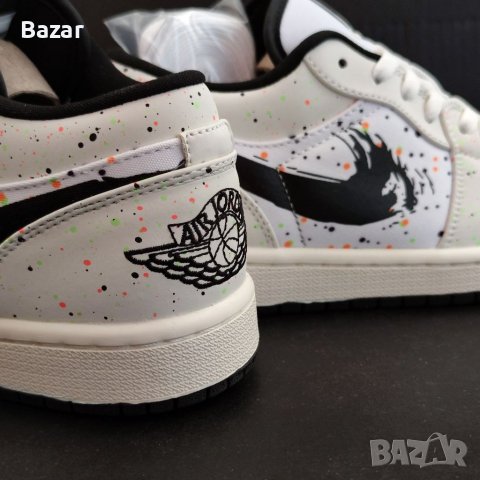 Nike Air Jordan 1 Low Paint Splash Colors Нови Оригинални Обувки Размер 40 Номер 25см Маратонки , снимка 10 - Маратонки - 41421498