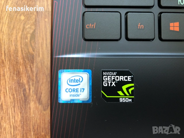 15.6' Full HD Core i7-6700HQ Asus Gaming K550VX 12GB DDR4/500GB HDD/Nvidia GTX 950M 4GB, снимка 4 - Лаптопи за игри - 53627162