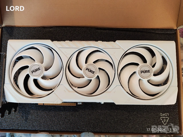 Видеокарта Sapphire Pure AMD Radeon RX 9070 XT OC 16GB