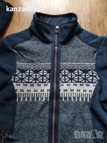 Jack Wolfskin Ladies Okinawa Fleece Jacket - дамско поларено горнище С, снимка 3 - Блузи с дълъг ръкав и пуловери - 53418157