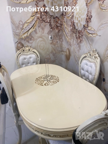 Маса и 6 Стола, снимка 2 - Столове - 52548052