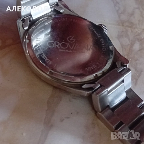 Швейцарски часовник GROVANA, снимка 2 - Мъжки - 52713645