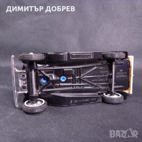 СТАРА РЕТРО МЕТАЛНА КОЛИЧКА FORD MODEL A MATCHBOX MOY, снимка 6 - Колекции - 35756209