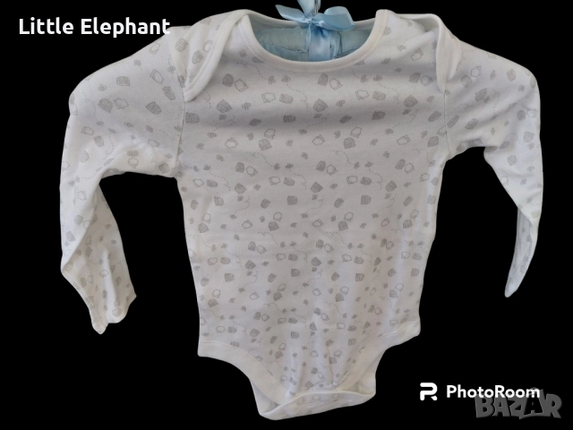 Боди с дълъг ръкав за 12-18 мес момченце,Disney,буренце с медчета,Англия/ново