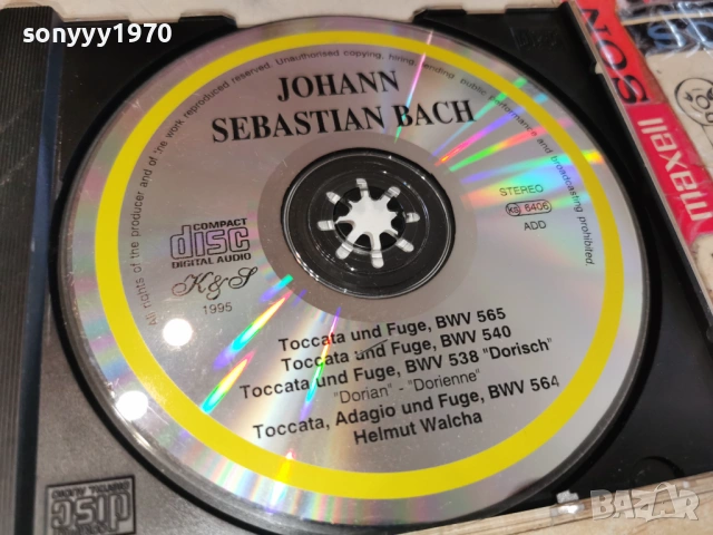 JOHANN SEBASTIAN BACH CD 0903261817H2E6R, снимка 12 - CD дискове - 53771292