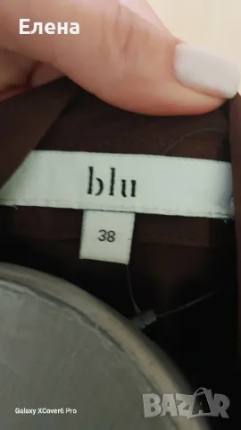 Блуза Blu. 92% коприна. размер M., снимка 8 - Блузи с дълъг ръкав и пуловери - 50337045