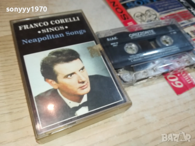 FRANCO CORELLI-ORIZZONTE MADE IN ITALY-ORIGINAL TAPE 0309251139, снимка 3 - Аудио касети - 51589411
