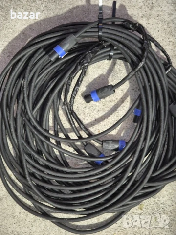 Продавам кабели за тонколони 4х1,5мм 2х15м.