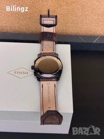 Оригинален мъжки часовник Fossil Machine с хронограф и гривна, кафяво с черно, като ново!, снимка 6 - Мъжки - 56122204