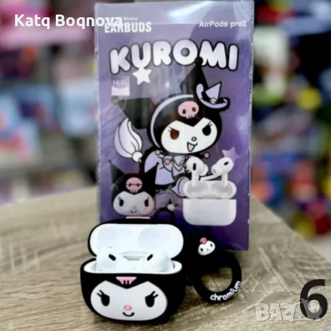 AirPods+калъфче: Стич,Космонавт, Мики Маус, Марио, Том и Джери, Куроми, снимка 6 - Bluetooth слушалки - 51152375