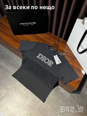Christian Dior Мъжка Черна Тениска👕Мъжка Блуза С Къс Ръкав Кристиян Диор Код Mens P.116