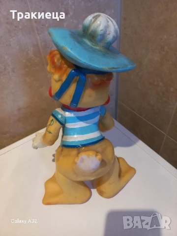 СТАРА ГУМЕНА ИГРАЧКА ДОНАЛД ДЪК DONALD DUCKS , снимка 3 - Антикварни и старинни предмети - 51390780