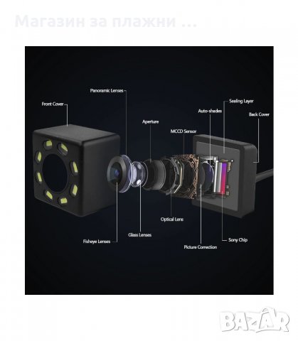 Универсална IR Камера за задно виждане с нощен режим - код 8 LED, снимка 9 - Аксесоари и консумативи - 34287384