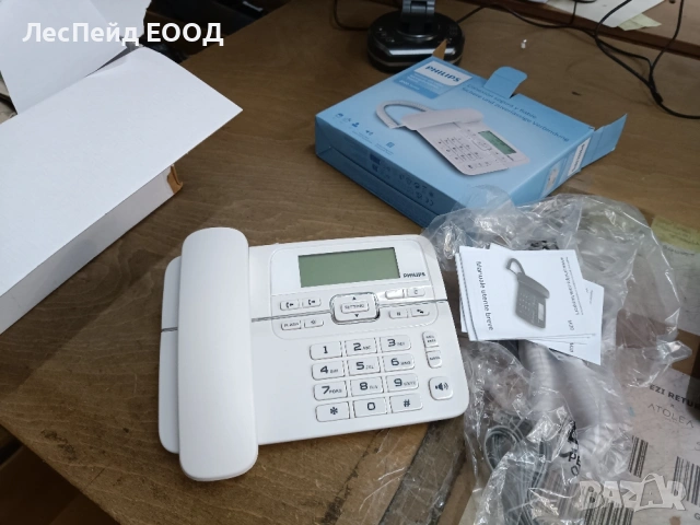 Стационарен телефон Philips M20W/00 Бял