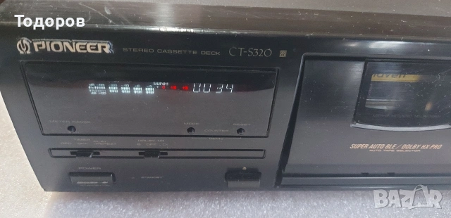 Pioneer CT-S320 двуглав касетъчен дек , снимка 3 - Декове - 53353605