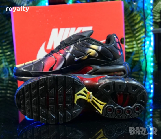 Nike Air Max TN Цвят Черно, червено и жълто мъжки маратонки , снимка 4 - Маратонки - 51629046