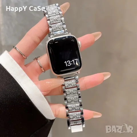 DIAMOND STEEL Каишка за смарт часовник Huawei Watch/Samsung/Apple/Xiaomi/Garmin/Amazfit/Casio/Honor, снимка 9 - Каишки за часовници - 47884823