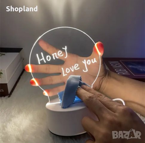 Светеща LED дъска за рисуване