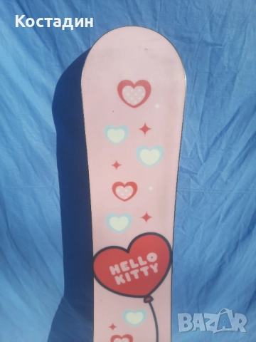 Сноуборд 128см. Head Hello Kitty с автомати, снимка 7 - Зимни спортове - 52770459