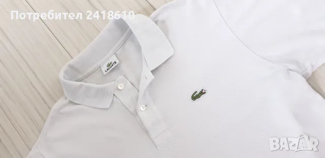 Lacoste Pique Cotton Classic Fit Mens Size 4 - M ОРИГИНАЛ! Мъжка Тениска!, снимка 9 - Тениски - 50338042
