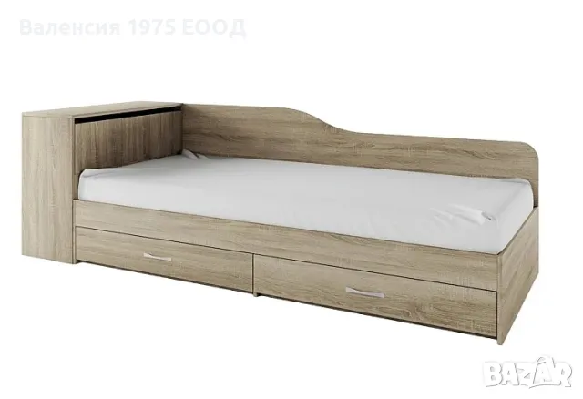 Легло с чекмеджета и ракла Сити 2005 сонома, орех или комбинация бяло/ арвен