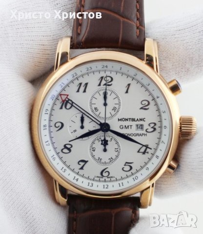 Мъжки луксозен часовник Montblanc, снимка 2 - Мъжки - 41741219