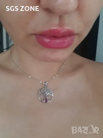 Сребърна Висулка Амулет Дърво на Живота, снимка 3 - Колиета, медальони, синджири - 49891502