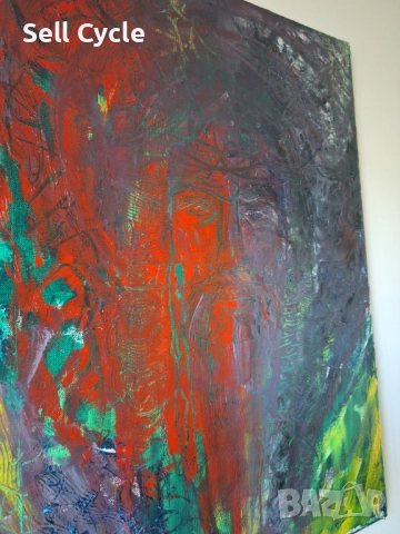 ✅КАРТИНА МАСЛО - МАТЕЯ - 50/70 СМ.❗, снимка 2 - Картини - 51529619