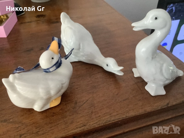 Фигурки порцелан Гъски цена за 3 броя