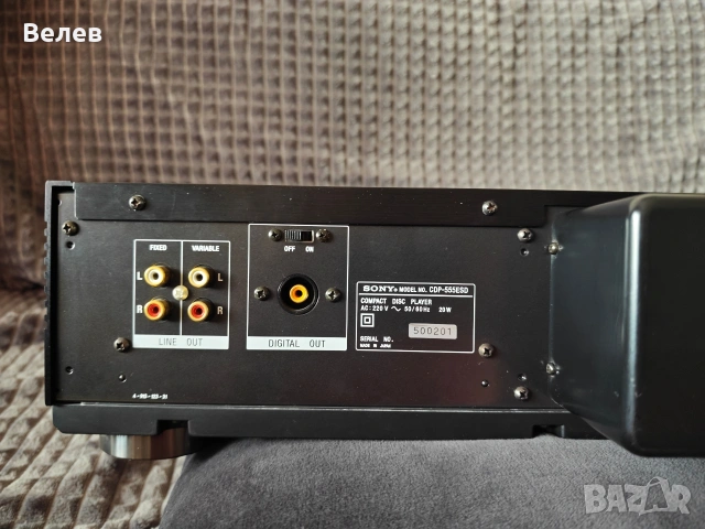 Sony Cdp-555esD, снимка 5 - Аудиосистеми - 53349951