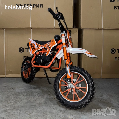 Детски кросов мотор 49 кубика Нов модел / KAPLAN MAX 49CC с добавена функция "Лесен старт", снимка 9 - Мотоциклети и мототехника - 52424822