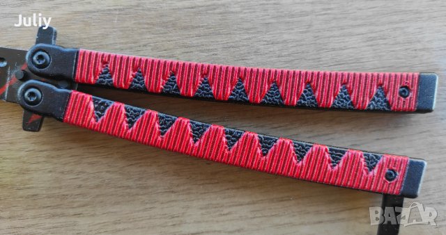 Сгъваем нож пеперуда - 2 цвята, снимка 9 - Ножове - 39189886