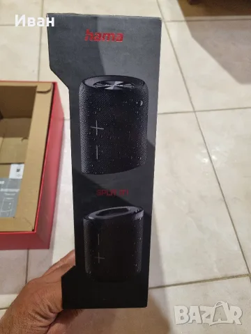 Колонка Hama twin 3.0 блутут колонка , снимка 3 - Bluetooth тонколони - 56152994