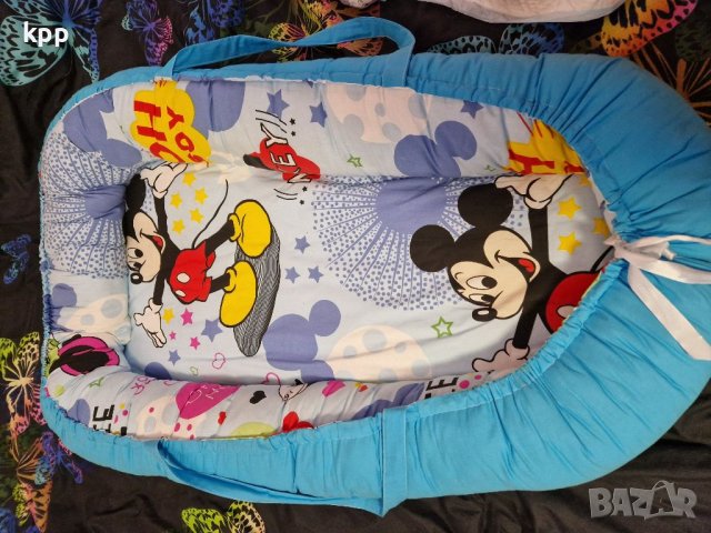 Бебешко гнездо синьо