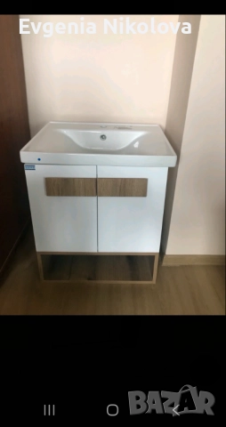 Нови шкаф и мивка за баня , снимка 1
