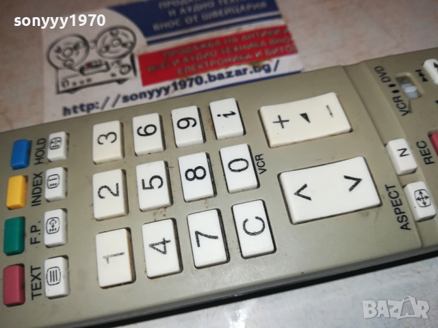 PANASONIC TV DVD VIDEO-REMOTE CONTROL-ВНОС SWISS 0703241046, снимка 13 - Дистанционни - 44649624