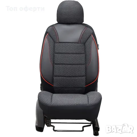 Тапицерия за седалки 1181 класико черно / бордо, снимка 4 - Аксесоари и консумативи - 48654837