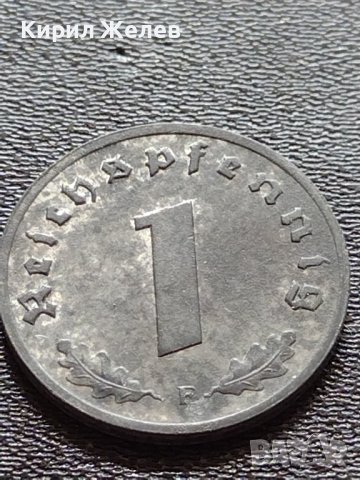 Две монети 1 райхспфенинг 1938г. / 1 райхспфенинг 1941г. Трети райх с СВАСТИКА редки 17385, снимка 8 - Нумизматика и бонистика - 40650393