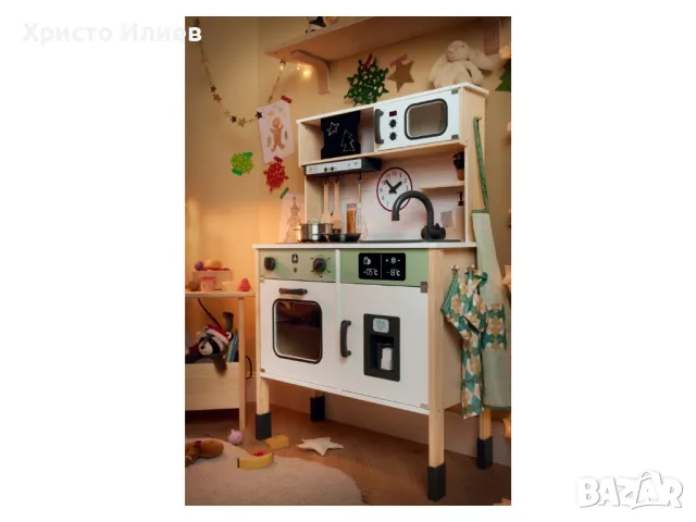 Детска Дървена Кухня с Аксесоари Чисто нова, снимка 2 - Образователни игри - 50391238
