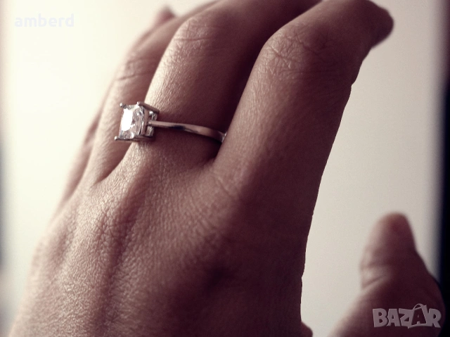 Елегантен сребърен пръстен модел R072