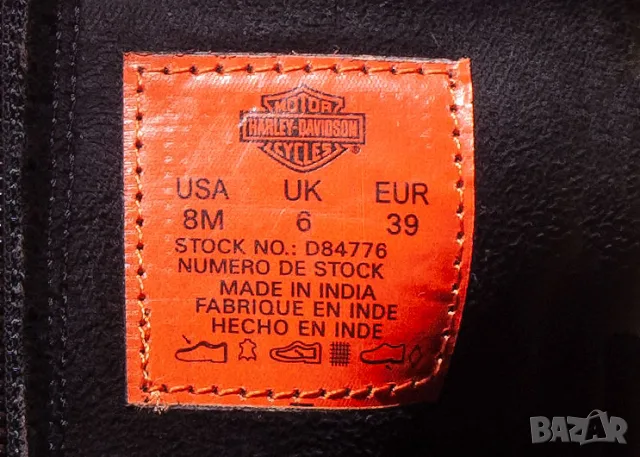 Дамски боти HARLEY DAVIDSON номера 36 и 39, снимка 10 - Дамски боти - 56376053