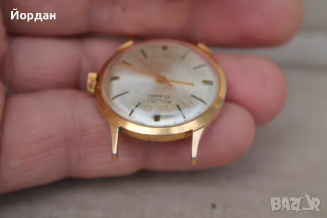 СССР часовник ''Полет'' 23 камъка, снимка 8 - Мъжки - 48852442