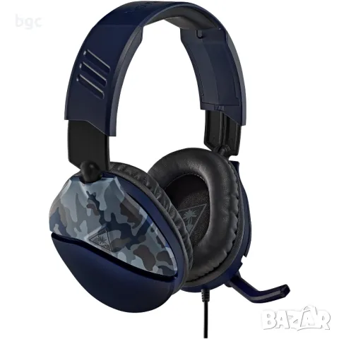 НОВИ Слушалки Gaming Turtle Beach Recon 70, Multiplatforms, Jack 3.5 мм, Camo Blue, снимка 8 - Слушалки и портативни колонки - 49469558