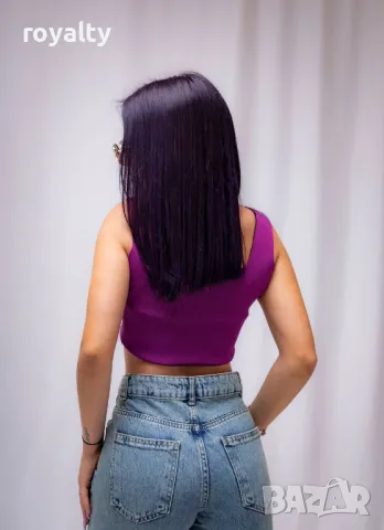 Лилав дамски потник , снимка 3 - Потници - 49583290